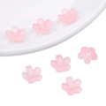 Perles de cerisier roses translucides en verre pour bijoux faits à la main - Fleur de Cerisier Rose Clair