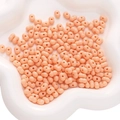 Perle in acrilico arancione salmone 8x5mm a forma di arachide per gioielli fai-da-te - 8x5mm (50 pezzi/confezione) / Rosa arancione