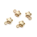 Gouden kunststof CCB stervormige hangers met oogje voor het maken van DIY sieraden - Bloem (KC Goud)