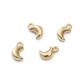 Gouden halve maan CCB kunststof hangers voor DIY sieraden en armbanden - Maan (KC Goud)
