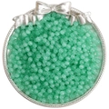 Pale green translucent 4mm glass beads with cat's eye effect for DIY jewelry making - 4mm (10g/Pack) / Teal