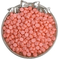 Perles plates rondes en acrylique rose corail mat pour bijoux DIY et bracelets - 50 Pcs/Paquet / Rose foncé
