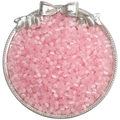 Perles en verre œil de chat rose 4mm pour bijoux DIY dans un plat en argent décoratif - Rose / 4mm Trou environ 1mm 10g/Paquet