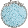 Perles de rocaille bleu ciel mat pour bijoux DIY dans un plateau argenté élégant - 4mm Trou Env. 0.5mm 10g/Paquet Env. 110pcs / Rose bonbon