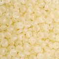 Κρεμ λευκές χάντρες άβακα 3x6mm για αξεσουάρ DIY κολιέ και βραχιολιών - 10g/πακέτο περίπου 50τμχ 3x6mm τρύπα 1mm / Κερί Κίτρινο