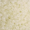 DIY ημιδιαφανείς λευκές χάντρες άβακα 3x6mm για χειροποίητα κολιέ και βραχιόλια κατασκευές - 10g/πακέτο περίπου 50τμχ 3x6mm τρύπα 1mm / Μπεζ
