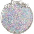 Mélange de perles en verre œil de chat macaron 4mm pour la création de bijoux DIY - Macarons / 4mm Trou environ 1mm 10g/Paquet