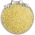 Perles en verre œil de chat jaune clair pour la création de bijoux faits à la main - Orange / 4mm Trou environ 1mm 10g/Paquet