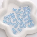 Perline a farfalla in acrilico azzurro cangiante con finitura AB per creazione gioielli - Tipo standard / Blu