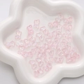 Perline a farfalla in acrilico rosa perlato per creazione di gioielli fai-da-te - Tipo standard / Rosa
