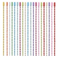 DIY colorful iron beaded pull chains in 21 vibrant paint finishes for bag accessories - Standard Style (Diameter Approx 2.4mm)
