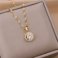 Gold White Zircon (8980)