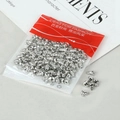Silver butterfly metal earring backs replacements in bulk packaging for jewelry making - Iron Wrapped Plastic / Medium-sized Large Capacity / Silver