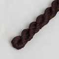 Cordon tressé marron foncé pour la fabrication de bijoux DIY et l'artisanat - Café Foncé / 24m/Rouleau