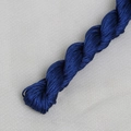 Cordon tressé bleu foncé durable pour la fabrication de bijoux DIY et artisanat manuel - Bleu / 24m/Rouleau