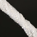 Sparkling 8mm cube crystal glass beads with AB iridescent finish for DIY jewelry - 8mm (20 Pieces/Pack) / AB White