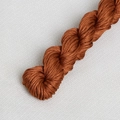 Cordon tressé couleur bronze pour bijoux DIY et artisanat de tissage à la main - Café au Lait / 24m/Rouleau