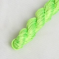 Cordon tressé vert néon pour bijoux faits main DIY bracelets et accessoires - Vert clair / 24m/Rouleau
