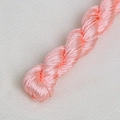 Cordon tressé rose satiné pour la fabrication de bijoux faits main et artisanat - Rose Clair / 24m/Rouleau
