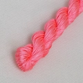 Cordon tressé rose vif pour la fabrication de bijoux DIY au fini soyeux poli - Rose Bonbon / 24m/Rouleau