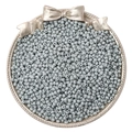 Neutral grey 2mm painted glass seed beads for handmade DIY jewelry and craft necklaces - Pale Grey