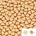 Goldene CCB Herz-Zwischenperlen für DIY-Schmuckherstellung mit Maßen 6x5,5mm - Horizontales Loch Herz / 100 Stück/Packung (5.5x6x3.5mm) / KC Gold