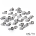 Antique silver floral cylinder beads 6.5mm with 5mm hole diameter for DIY jewelry - Sun Flower Relief Style (BJI1048)