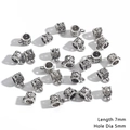 Antique silver plated hollow floral cylinder spacer beads with loop for DIY jewelry - Hollow Petal Style (BJI1048)