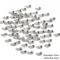 5mm silver alloy spacer beads with textured stripes for DIY jewelry making - Stripe Carved Style (BJI1047-1) / 100 Pieces/Pack (5mm/Hole 2mm) / Antique Silver