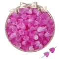 Pink and purple lily of the valley acrylic flower beads for DIY jewelry making - Lily Valley Rose Red Gradient