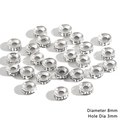 Antique silver finish alloy spacer beads with Greek Key pattern for DIY jewelry making - Greek Key Ring Style / 50 Pieces/Pack (8mm/Hole 3mm) / Antique Silver