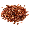 Paillettes rotonde arancione metallizzato con foro centrale per accessori di cucito - Rame