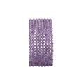 Vertical stack of purple amethyst natural stone round beads for DIY jewelry making - Round Beads (BTB955) / Natural Amethyst