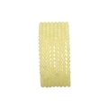 Multi-layer light yellow natural stone bead bracelet set with smooth round beads - Natural Lemon Stone
