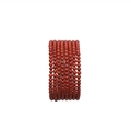 Polished natural red jasper round beads set for DIY jewelry making and bracelets - Natural Red Jasper