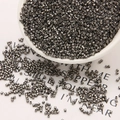 Glänzende Gunmetal-Glasperlen in Röhrenform für DIY-Schmuck in der 100g-Packung - 100g/Packung / Gunmetal