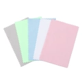 Microfiber silver polishing cloths in pink, white, blue, green, and grey colors - Assorted Colors