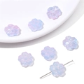 Gradient floral cherry blossom beads in lavender and blue for DIY jewelry making - Sakura Shape (14mm / 10 Pcs/Pack) / Gradient Blue Pink