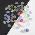 Gekleurde glazen kralen in wolkvorm met gelukspatronen voor DIY sieraden maken - Willekeurige gemengde kleuren (20 stuks/pak) / Wolk 9x13mm Gat 1mm