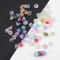 Gekleurde mat acryl bloemkralen voor handgemaakte DIY sieraden en creatieve projecten - Willekeurige gemengde kleuren (20 stuks/pak) / Lelietje-van-dalen 7x10mm Gat 1mm