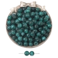 Donkergroene glitterhars kralen voor DIY-armbanden en handgemaakte sieradenaccessoires - 10mm (10 Stk/Verp) / Groen
