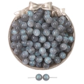 Sterrenhemel hars kralen in donkergrijs met blauwe glans voor DIY sieraden maken - 10mm (10 Stk/Verp) / Grijs