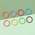 Anellini in ferro colorati da 8 a 12 mm per fai da te in otto vivaci colori assortiti - 8mm / Colori Misti Casuali