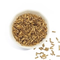 Golden spiral bugle beads 2x6mm for DIY jewelry making displayed in a white bowl - 10g/Pack (2x6mm, Approx. 300 Pcs) / Gold