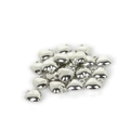 Ciondoli a cuore in acrilico CCB argento con anelli per creazione gioielli fai-da-te - Stile Pendente a Cuore / 50 Pezzi/Confezione (11x14x6mm) / Tono Argento