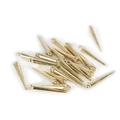 Ciondoli a cono in acrilico dorato con occhielli per bracciali e gioielli fai-da-te - Stile Ciondolo a Punta / 100 Pezzi/Confezione (5x24mm) / Oro