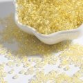 2mm yellow core transparent glass seed beads for DIY jewelry and earring making - 2mm 15g/Pack Approx 1000Pcs / Yellow