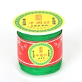 Green thin jade cord roll for DIY jewelry weaving and handmade bracelet braiding - Grass Green
