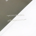Two silver metal extender chains with water drop pendants for DIY jewelry crafting - 10 Pieces/Pack (5.5cm) / Silver