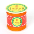 Spool of vibrant orange fine jade cord for DIY braided jewelry and knotting - Orange Red